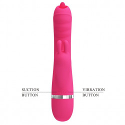 Wibrator ssący masażer łechtaczki 3w1 7 tryb 20cm